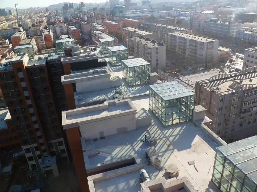 昌平万科楼顶雨棚