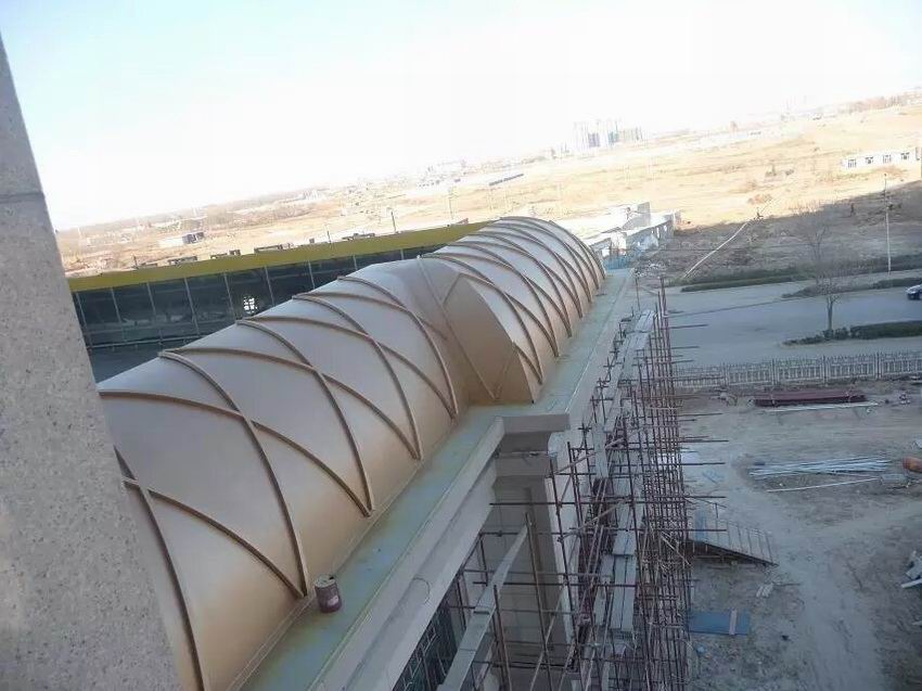 庆丰国际酒店门头铝板幕墙