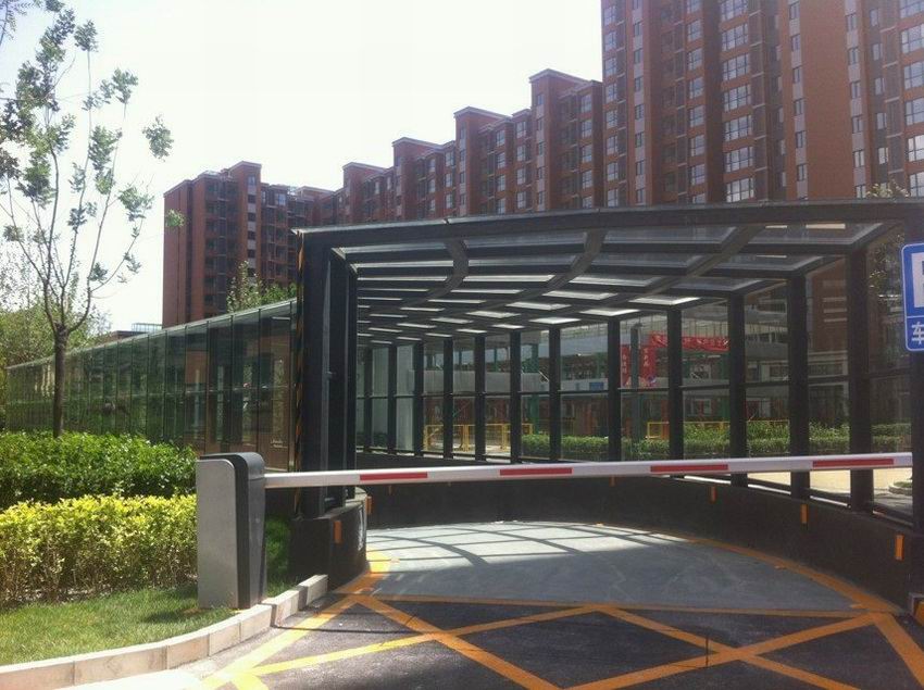昌平万科金域华府汽车坡道雨棚